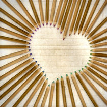 Pencil-Heart by Michael S. Schwarzer