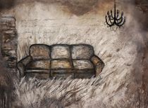 Sofa im Kornfeld von lamade