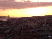 Sonnenuntergang über Lissabon von loquito