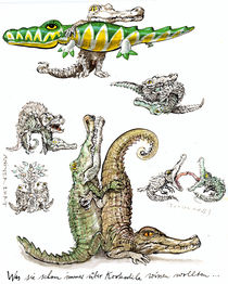 Crocodile love von Rainer Ehrt