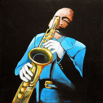 der Saxophonist by Karin Stein