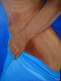 lady in blue1 by theresa-digitalkunst