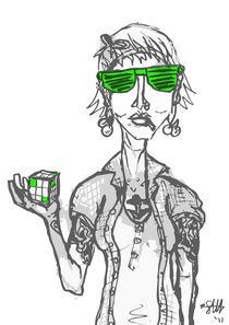 hipsters like rubix cubes by Sarah Haskins