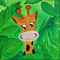 Kinderzimmer-Dschungelserie Giraffe von Petra Koob