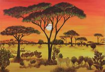 Sonnenuntergang in Afrika by Petra Koob