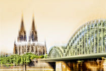 Skyline - Köln  von Städtecollagen Lehmann