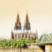 Köln Skyline  by Städtecollagen Lehmann