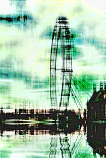'LONDON  EYE' von Städtecollagen Lehmann