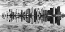 Skyline - New York  by Städtecollagen Lehmann