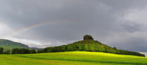 rainbow over the hills by Wolfgang Dufner