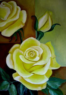 Gelbe Rosen von ERIKA FUSS