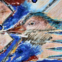 BLUE IDEA® - world with birds 302 von Monika Nelting