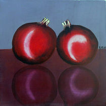 Zwei Granatäpfel von Ilona Metscher
