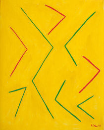 Farbige Linien von Reinhold Klee