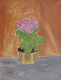 Rosa Blumen von Reinhold Klee