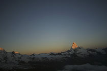Sonnenaufgang an der Matterhorn Spitze von Christine Amstutz
