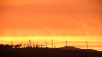Windmühlen im Sonnenuntergang by tcl