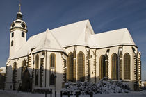 Marienkirche Torgau im Winter von Falko Follert
