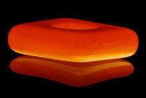 Glasperle - orange von Gerald Albach