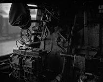 Heizerstand auf Dampflokomotive von lolly