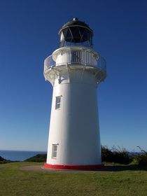 Leuchtturm an Neuseelands East Cape von Mareia Claudia Lange