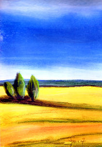 Gelbe Felder 2 von Thomas Spyra