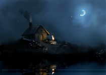 Moonlight Shadow Night by bubbleswan