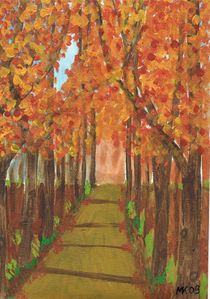 Herbstwald / Autumn forest by Mischa Kessler
