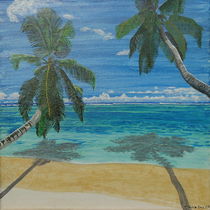 Palmen am Strand von Tirza Marie Falck