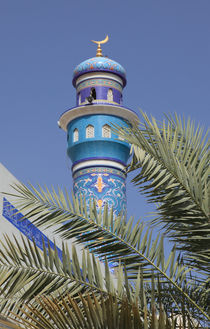 Minarett mit Dattelpalme by Willy Matheisl