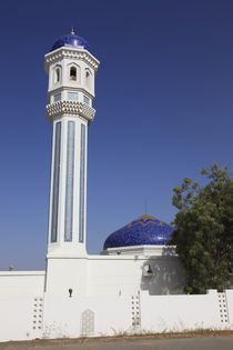 Minarett und Moschee im Sultanat Oman, Asien von Willy Matheisl