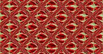 Muster  rote Rosenkacheln by inti