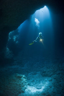 Unterwasserhöhle von Reinhard Dirscherl