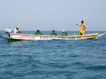 Handleiner vor Kayar, Senegal - fair-fish.net von Billo Heinzpeter Studer