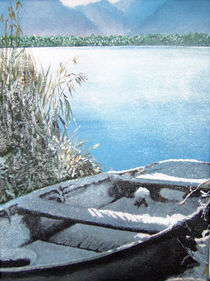 Boot im Schnee von Gräfin Vroni von Burgstein
