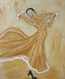 Flamenco Tänzerin von Christine Bässler