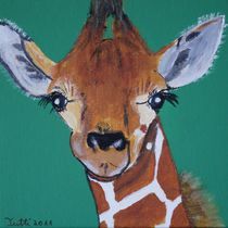 Giraffe Kinderbild von Christine Bässler