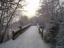 Brücke im Schnee by hamburgart
