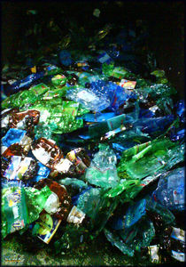 Zerquetschte Plastikflaschen von opaho