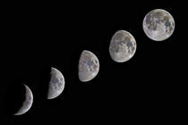 Farbige Mondphasen - Moonphases von monarch