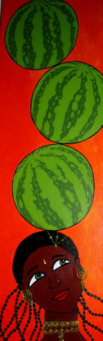 Melonen Mädchen von kharina plöger