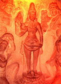 Relief im Tempelstadt Tamil Nadu, Südindien by Mellieha Zacharias