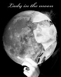 Lady in the moon by photofiction