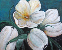 White Tulip von Barbara Vapenik