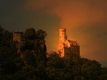 Abendstimmung über Burg Lichtenstein by wolfpeter