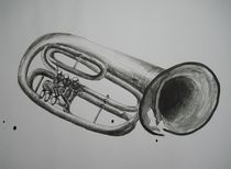 Trompete abstrakt by Katja Finke