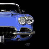 Classic Car (blue) von Beate Gube