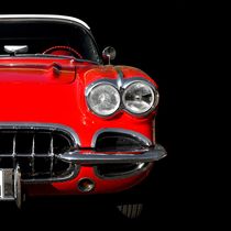 Classic Car (red) by Beate Gube
