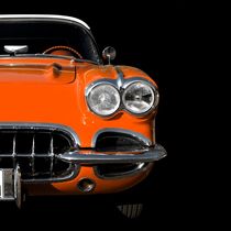 Classic Car (orange) by Beate Gube