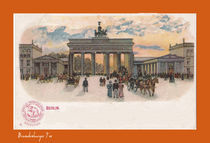 Berlin Brandenburger Tor um 1900 von bedbreakfastberlin